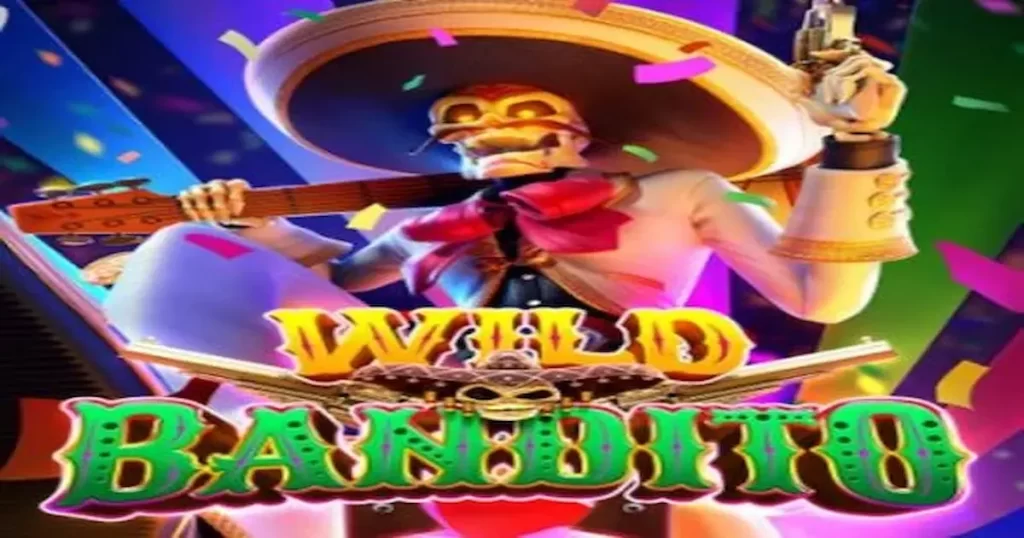 Tela do slot Wild Bandito mostrando a ativação do bônus com um multiplicador alto.